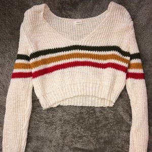 Crop sweater